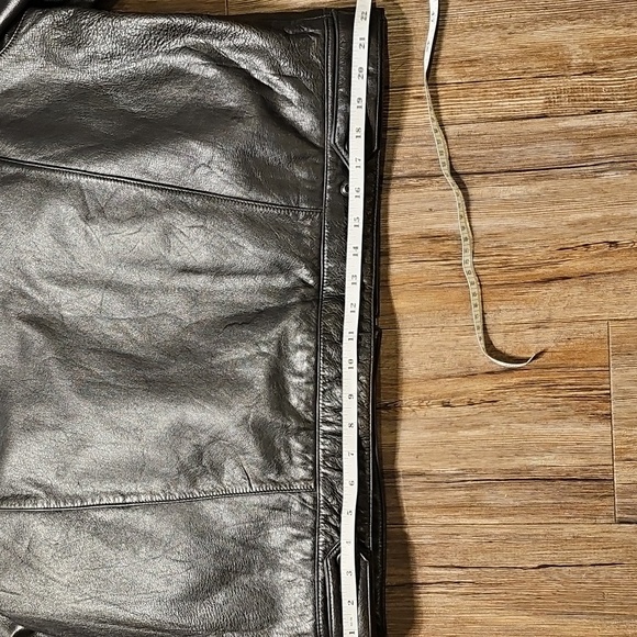 Womens Wilson Leather Experts Collared Leather Bomber Moto Jacket XL - Picture 8 of 10